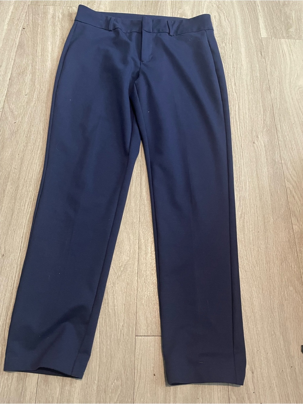MICHAEL Michael Kors Navy Straight-Leg Womens Trousers